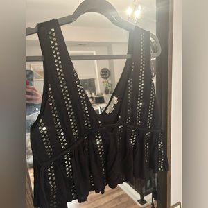 Flowy sequin tank top